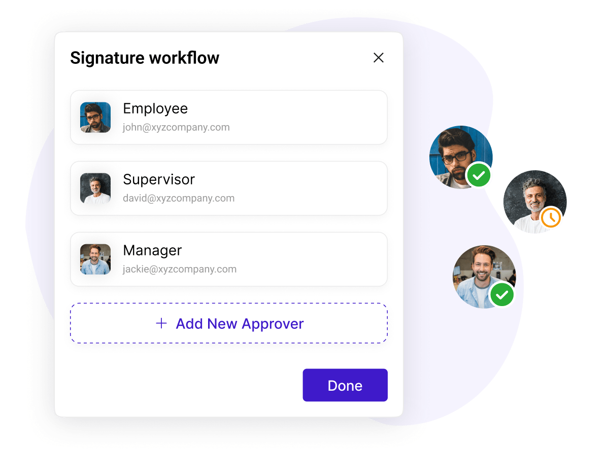 Parallel signing workflows